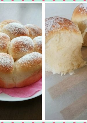 簡単♪シンプル♪ミルクちぎりパン-レシピのメイン写真