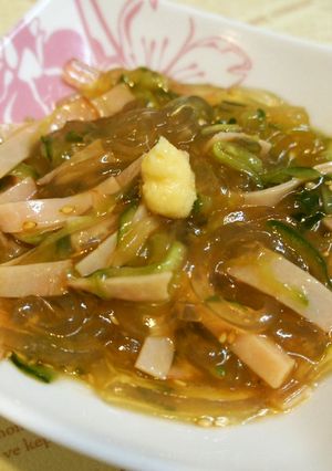 夏に大活躍！ところてんの中華とろみサラダ-レシピのメイン写真