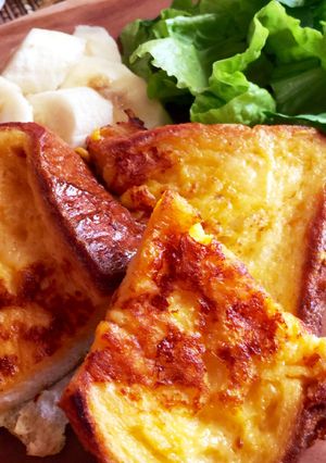 冷凍食パンで簡単!フレンチトースト-レシピのメイン写真