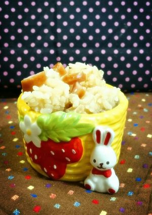 キャベツとウィンナーのたきこみごはん♪-レシピのメイン写真