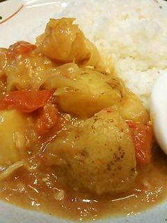 ジャガイモとトマトの糀カレー-レシピのメイン写真