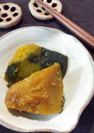味のおとし子でかぼちゃの煮物-レシピのメイン写真