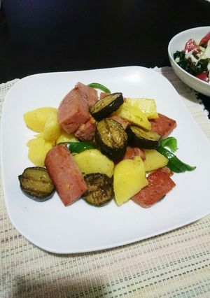 スパムとポテト ズッキーニのソテー-レシピのメイン写真