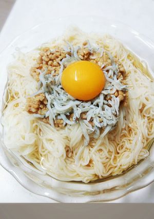 夏バテに☆ぶっかけ素麺。-レシピのメイン写真