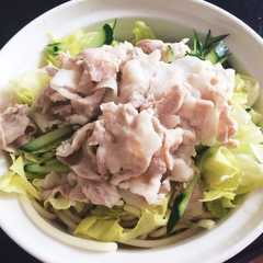 冷しゃぶうどん-レシピのメイン写真