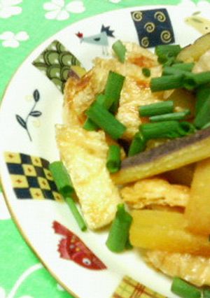 さつま芋と油揚げの☆簡単和風炒め♪♪-レシピのメイン写真