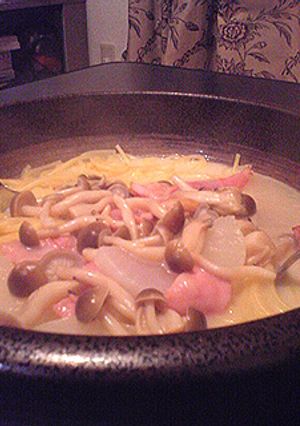 真っ白大根 クリームシチュー パスタ-レシピのメイン写真