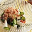 ごま油香る『梅だれ』の豆腐サラダ