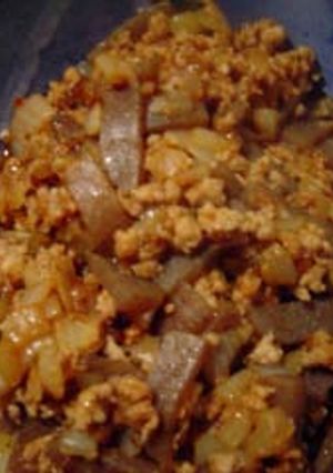 豚肉とこんにゃくのにんにく味噌炒め-レシピのメイン写真