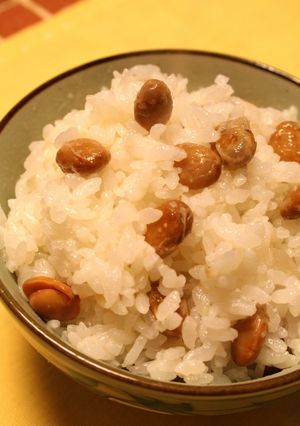 あまった節分のお豆で・・香ばしい❤豆ご飯-レシピのメイン写真