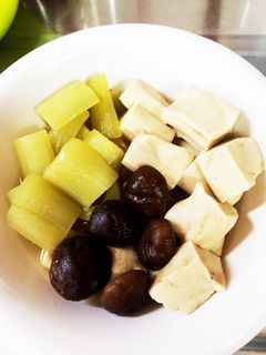 高野豆腐とキュウリの煮物-レシピのメイン写真