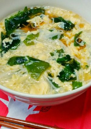 簡単5分！素麺☆卵とじにゅうめん-レシピのメイン写真