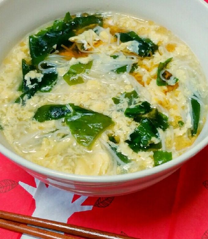 簡単5分！素麺☆卵とじにゅうめん-レシピのメイン写真