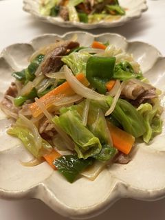 我家の山盛モリモリ野菜の昭和な味野菜炒め-レシピのメイン写真