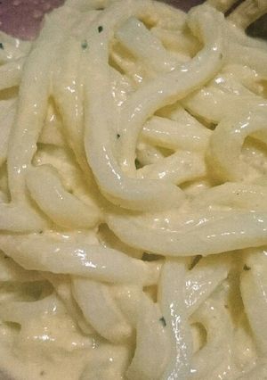 火を使わない！ｶﾙﾎﾞﾅｰﾗうどん⭐-レシピのメイン写真