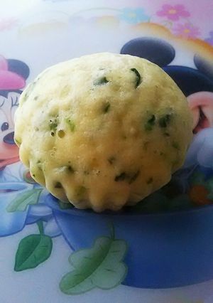 【離乳食後期】ほうれん草蒸しパン-レシピのメイン写真