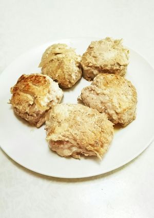 玉ねぎオイスター鶏ハンバーグ-レシピのメイン写真