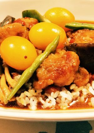 玉葱ジャガイモ人参なし♡夏 トマトカレー-レシピのメイン写真