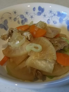 お弁当にも‼大根と豚肉の炒め煮♪-レシピのメイン写真