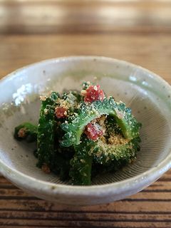 ゴーヤの梅ごま和え-レシピのメイン写真