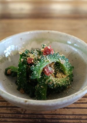 ゴーヤの梅ごま和え-レシピのメイン写真