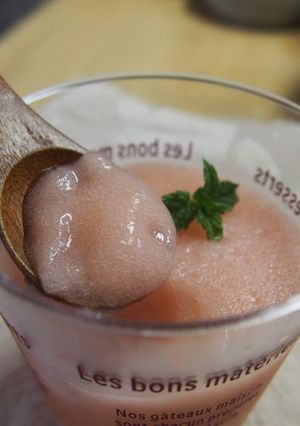 淡雪のような、、桃のクラッシュゼリー-レシピのメイン写真