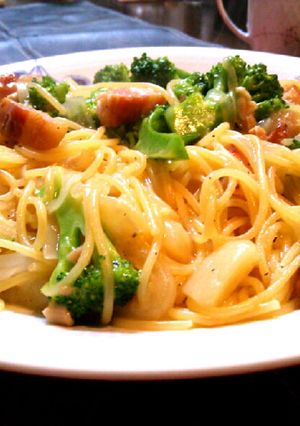 失敗無しの簡単クリームパスタ-レシピのメイン写真