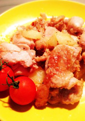 包丁とまな板知らずのチキンの簡単ソテー-レシピのメイン写真