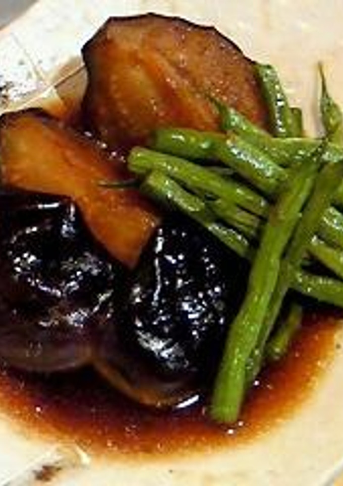 茄子といんげんの甘辛煮-レシピのメイン写真