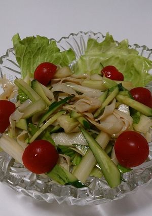 セロリといかくんの中華ドレッシング和え-レシピのメイン写真