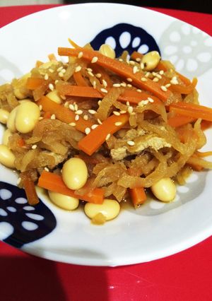 人参たっぷり☆切り干し大根の煮物-レシピのメイン写真