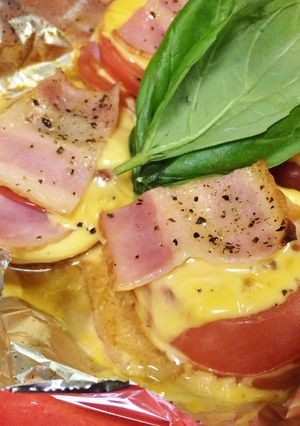 トマトの「チェダーチーズ」重ね焼き-レシピのメイン写真