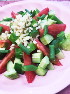 生姜と夏野菜のダイエットサラダ-レシピのメイン写真