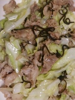 豚キャベツの塩昆布炒め-レシピのメイン写真