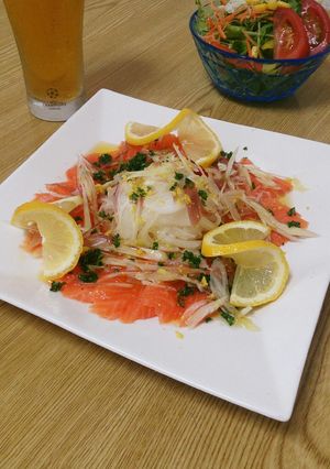 レモンで爽やか✨サーモンカルパッチョ❕-レシピのメイン写真