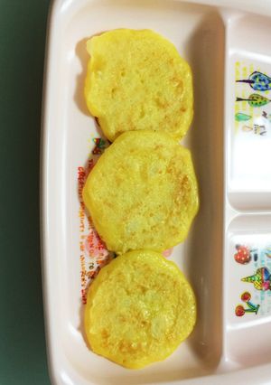 モチモチパンケーキ 離乳食後期!-レシピのメイン写真