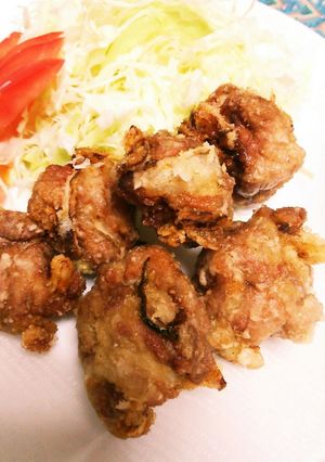 ボリュームup!【豚玉ねぎの唐揚げ】☆-レシピのメイン写真
