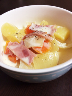 簡単♡ おかず!生クリームでお野菜煮物-レシピのメイン写真