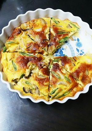 キッシュ サン パテ(生地なしキッシュ)-レシピのメイン写真