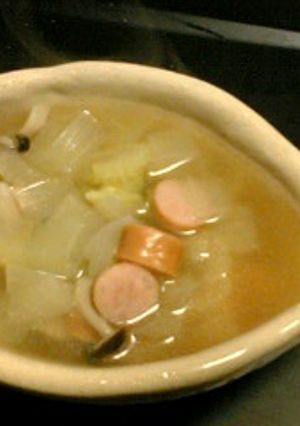 セロリとウィンナーと残り野菜のスープ-レシピのメイン写真