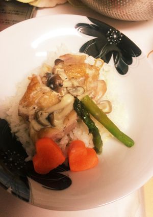 懐かし学食♡チキンのクリーム添え-レシピのメイン写真