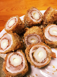 チーズinちくわの豚肉巻き揚げ-レシピのメイン写真