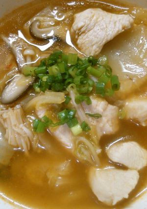 白菜と 鶏むね肉の ピリ辛にんにく煮込み-レシピのメイン写真