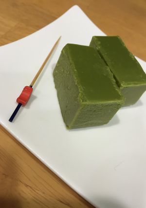 ヘルシー！ゼラチンで冷製抹茶ういろう♫-レシピのメイン写真