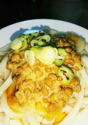 ★冷やし納豆うどん★-レシピのメイン写真