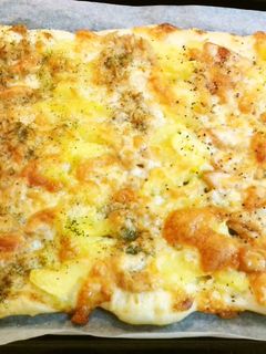 うちのピザ③スモークササミとじゃがいも-レシピのメイン写真