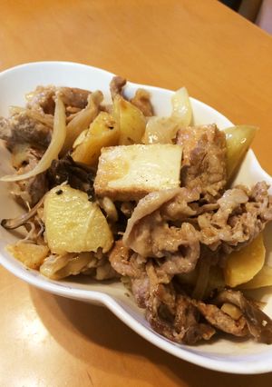 豚コマのこってりゴマ味噌マヨネーズ炒め-レシピのメイン写真