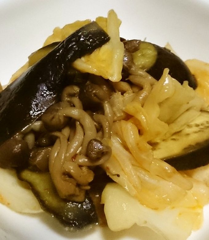 なすキャベツのピリ辛オイスターソース炒め by 聖☆ジャムおじさん