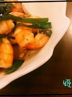 海老とニラのチャッチャッと炒め♪-レシピのメイン写真