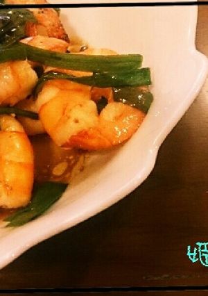 海老とニラのチャッチャッと炒め♪-レシピのメイン写真